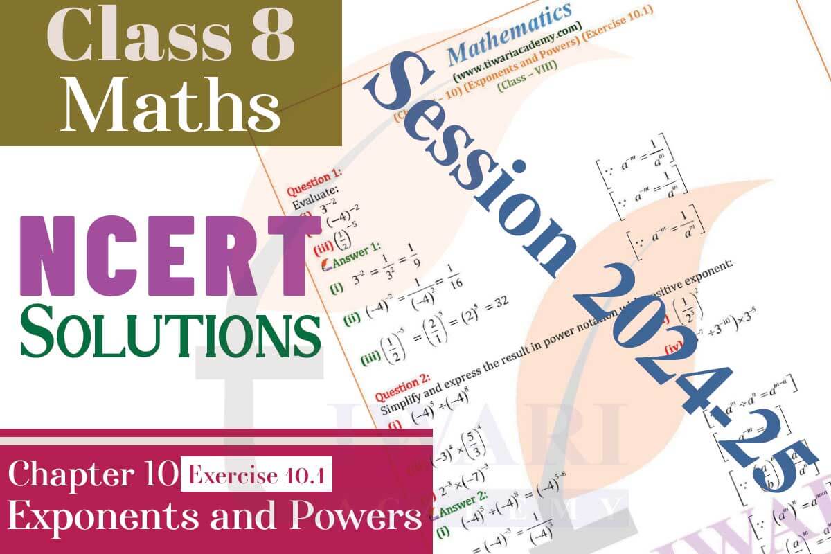 Class 8 Maths Chapter 10 Exercise 10.1
