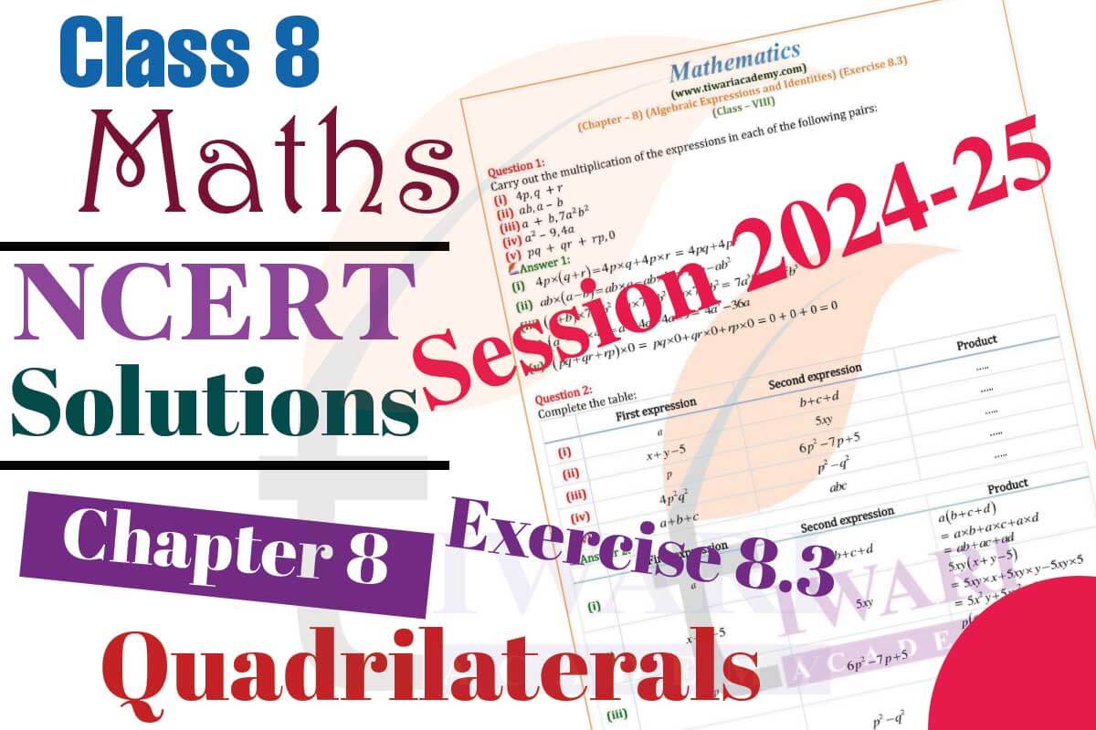 Class 8 Maths Chapter 8 Exercise 8.3