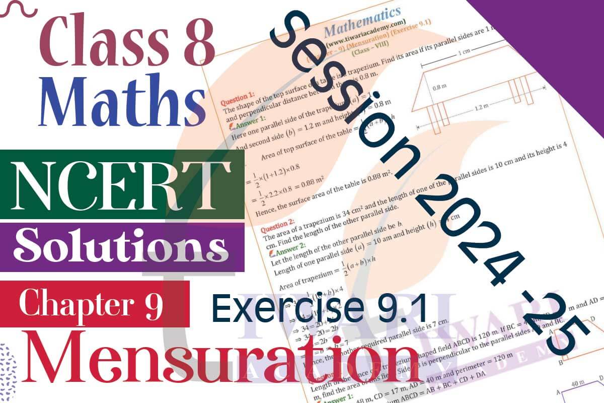Class 8 Maths Chapter 9 Exercise 9.1