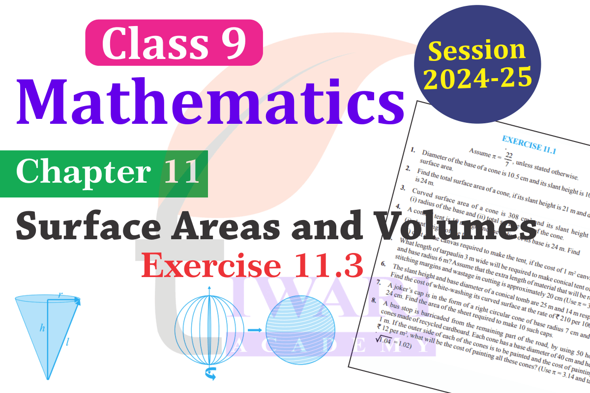 Class 9 Maths Chapter 11 Exercise 11.3