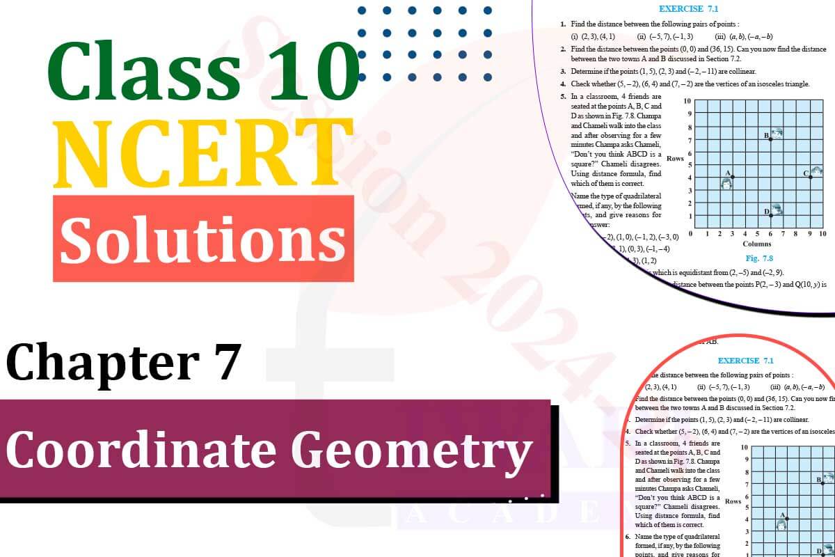 Class 10 Maths Chapter 7 Solutions