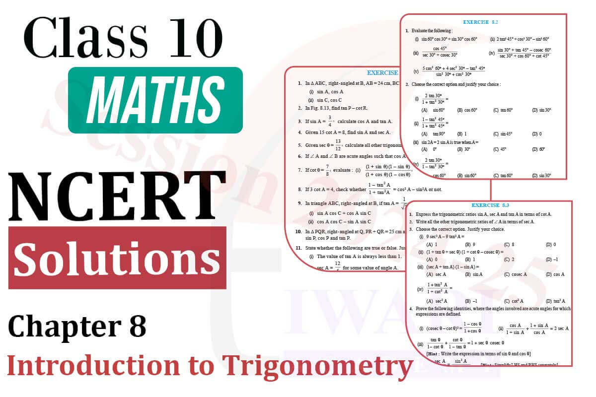 Class 10 Maths Chapter 8 Solutions