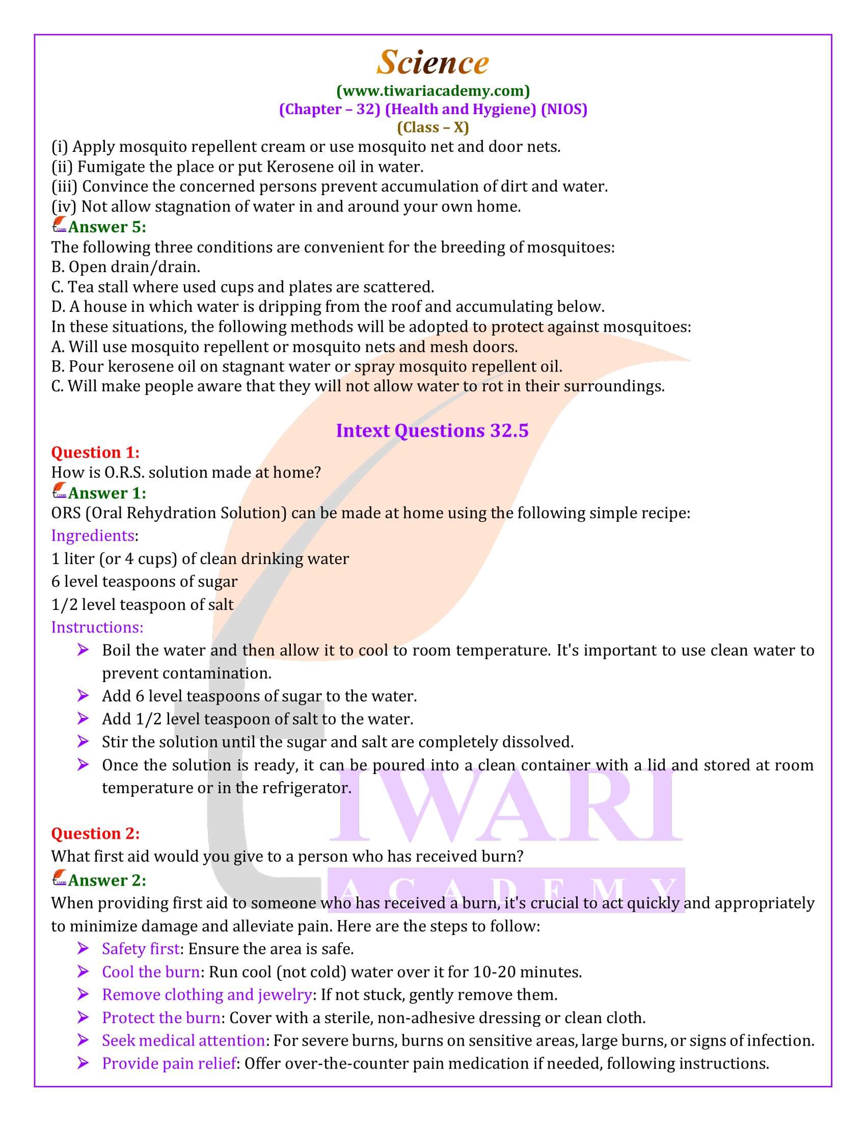 NIOS Class 10 Science Chapter 32 Description