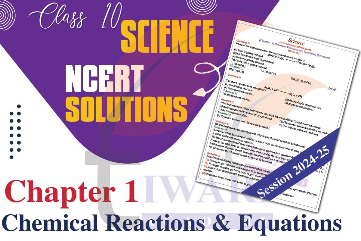 Class 10 Science Chapter 1 Solutions