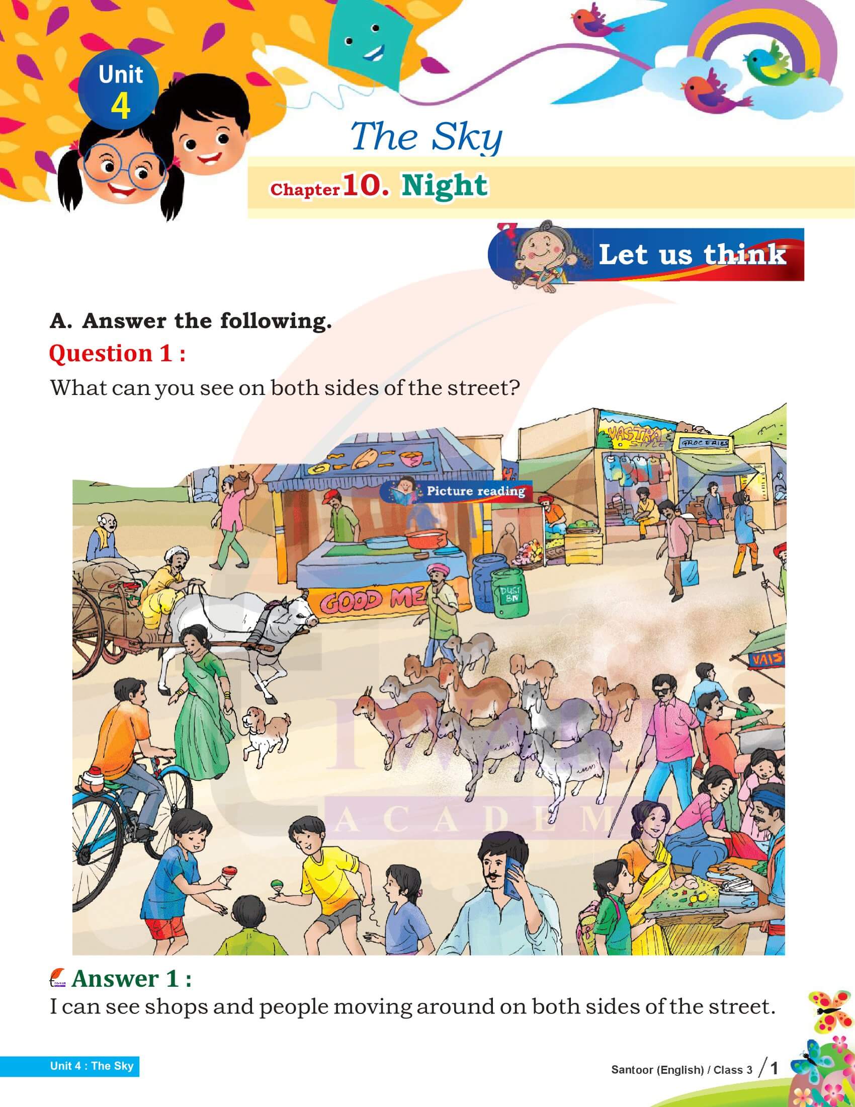 NCERT Solutions for Class 3 English Santoor Chapter 10 Solutions