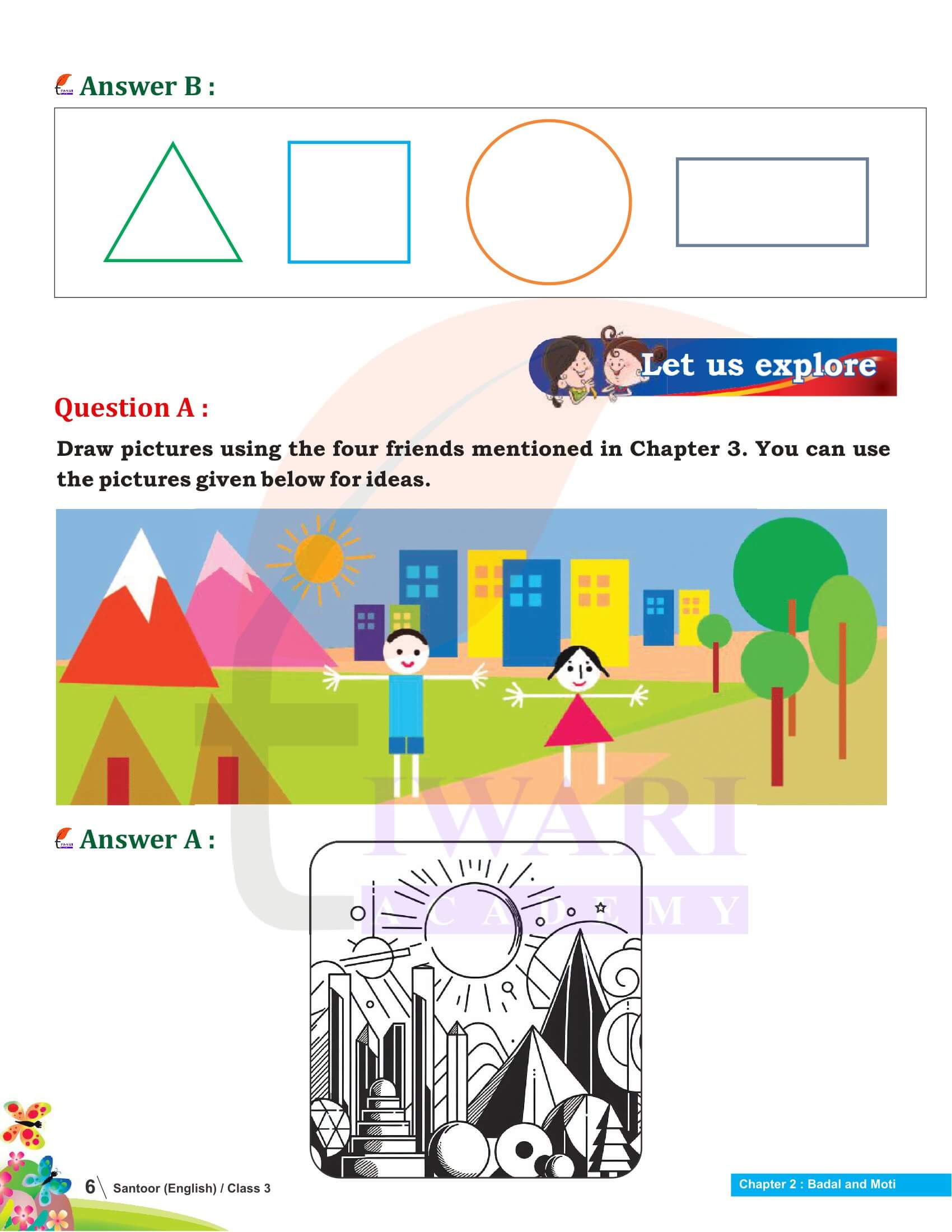 NCERT Solutions for Class 3 English Santoor Chapter 3
