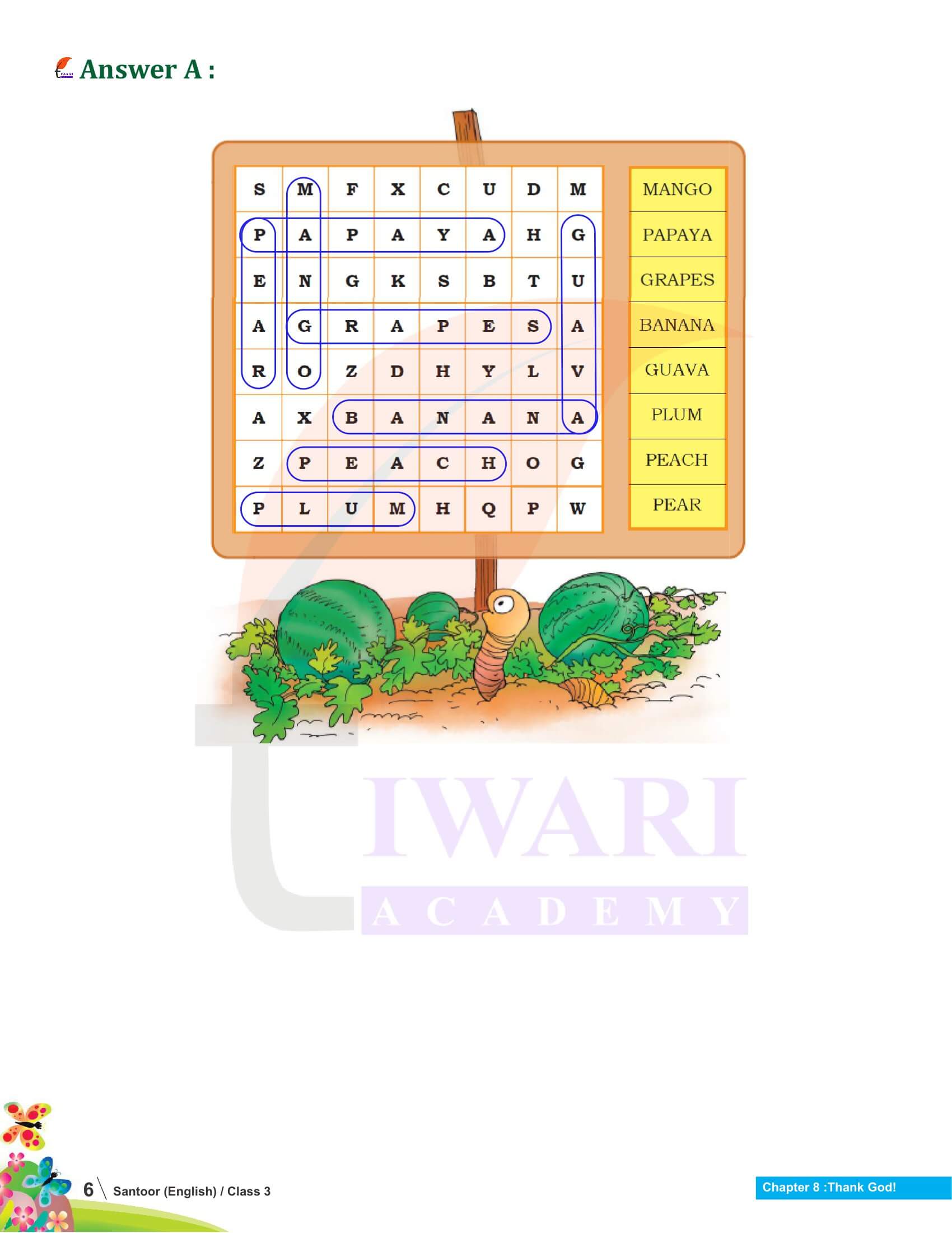 Class 3 English Santoor Chapter 8