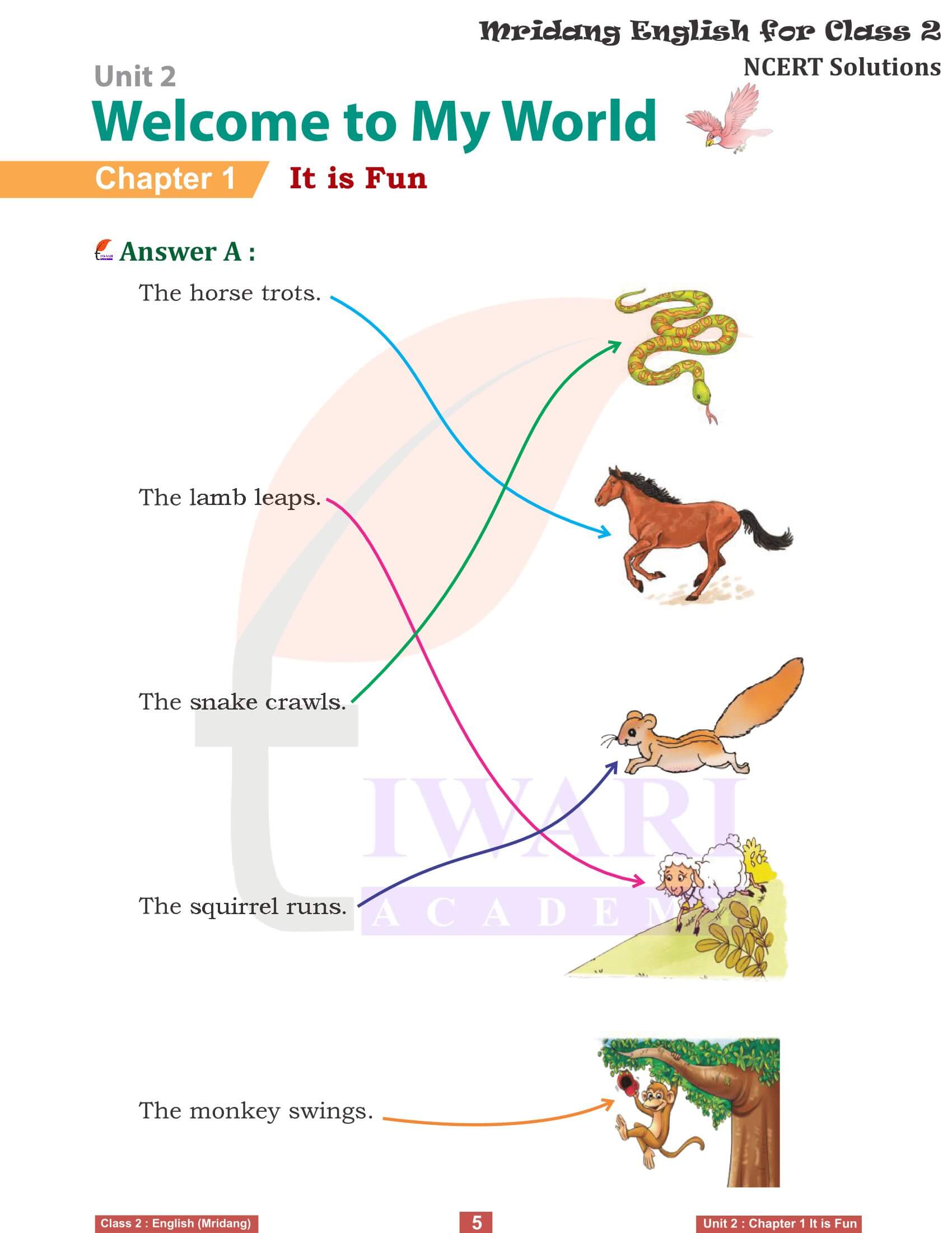 New Additiona Class 2 English Mridang Unit 2 Welcome to My World Chapter 2 Seeing without Seeing