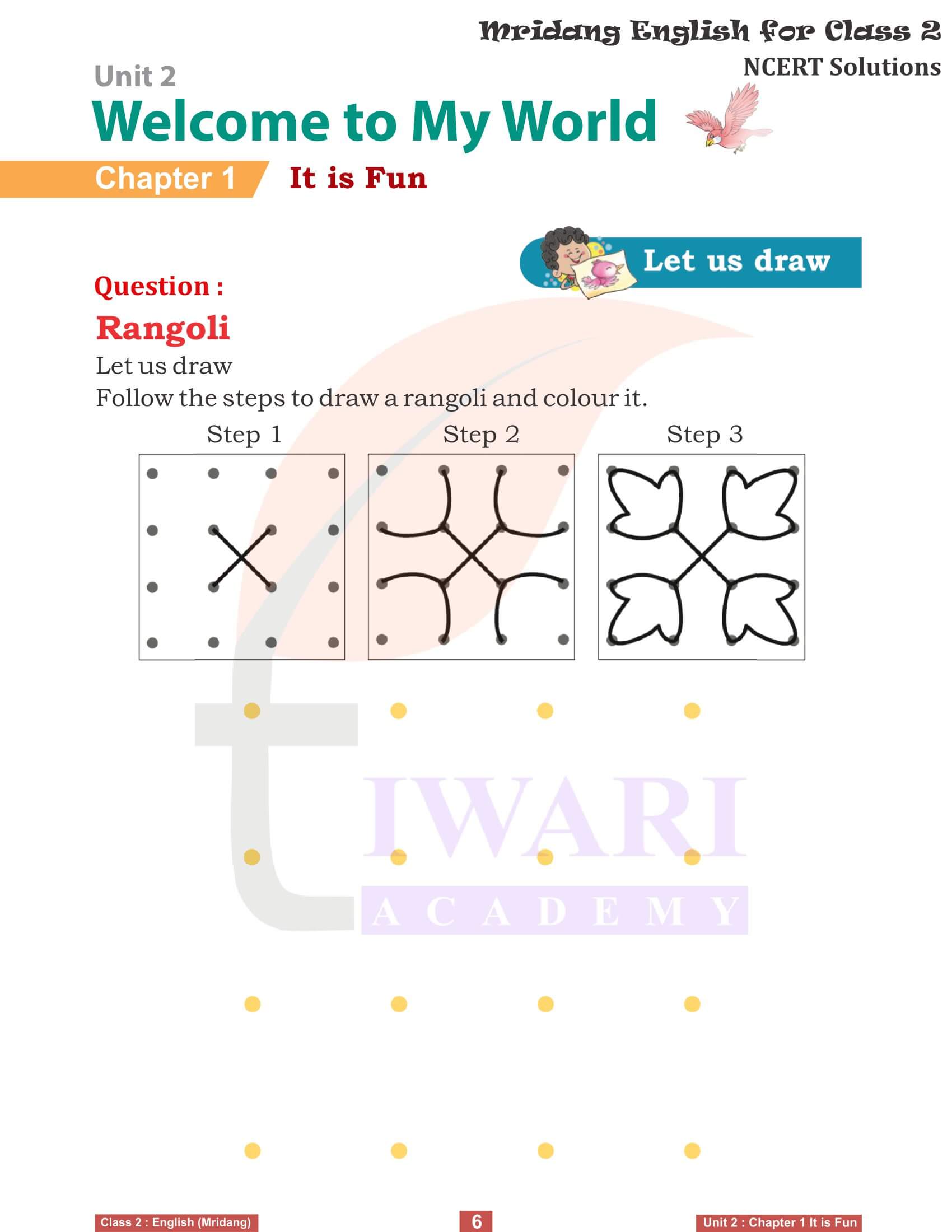 Class 2 English Mridang Unit 2 Welcome to My World Chapter 2 Seeing without Seeing Question Answers