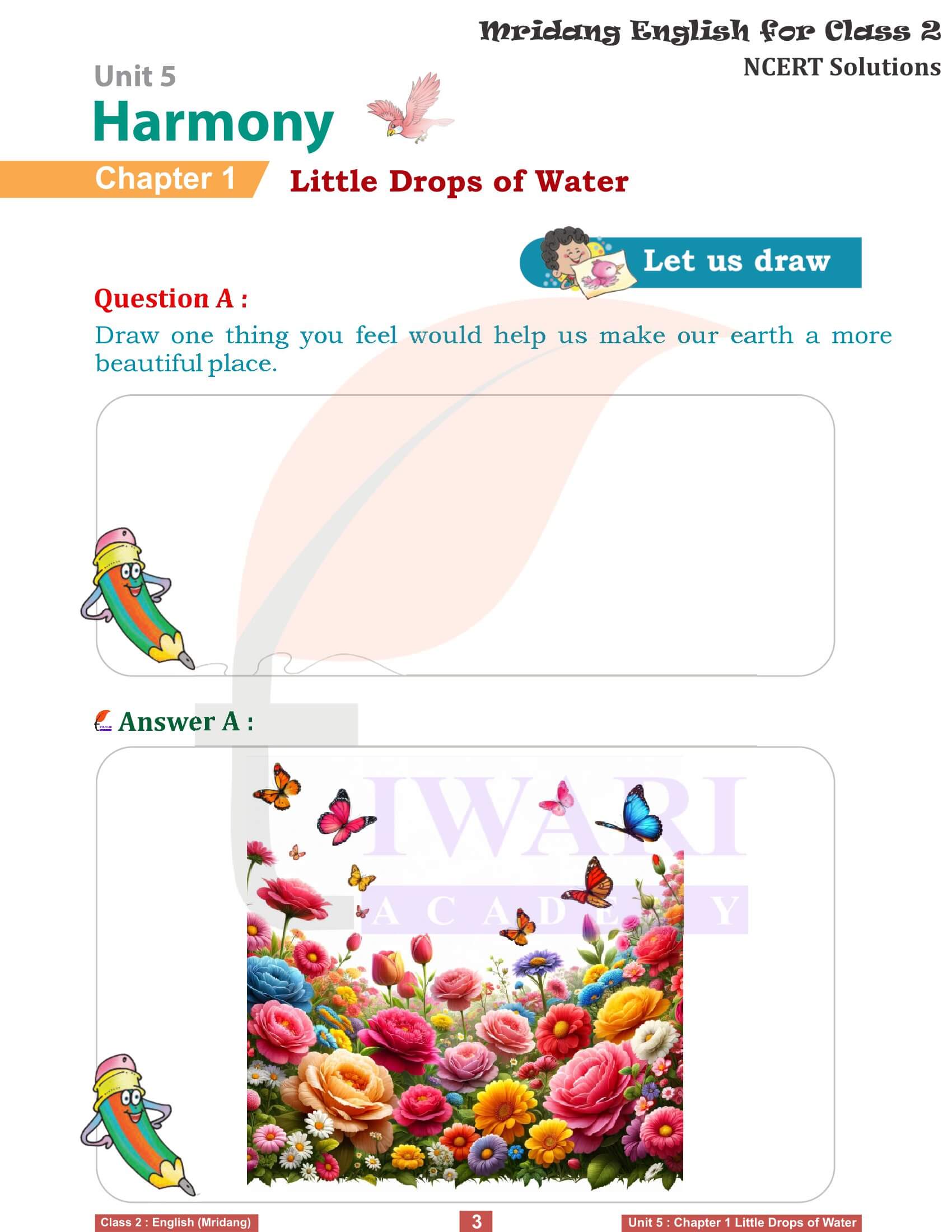 Class 2 English Mridang Unit 5 Harmony Chapter 1