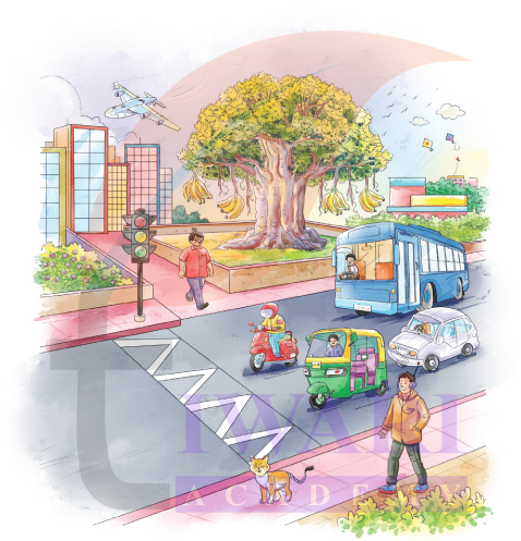 Class 4 English Santoor Chapter 3 Be Smart, Be Safe Question