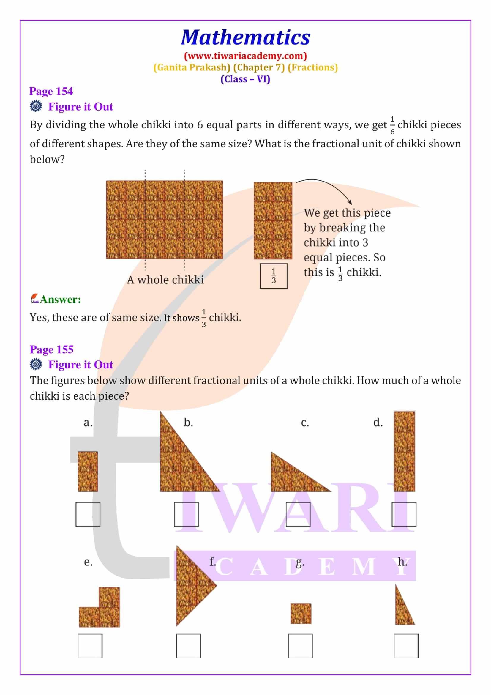 Class 6 Maths Ganita Prakash Chapter 7