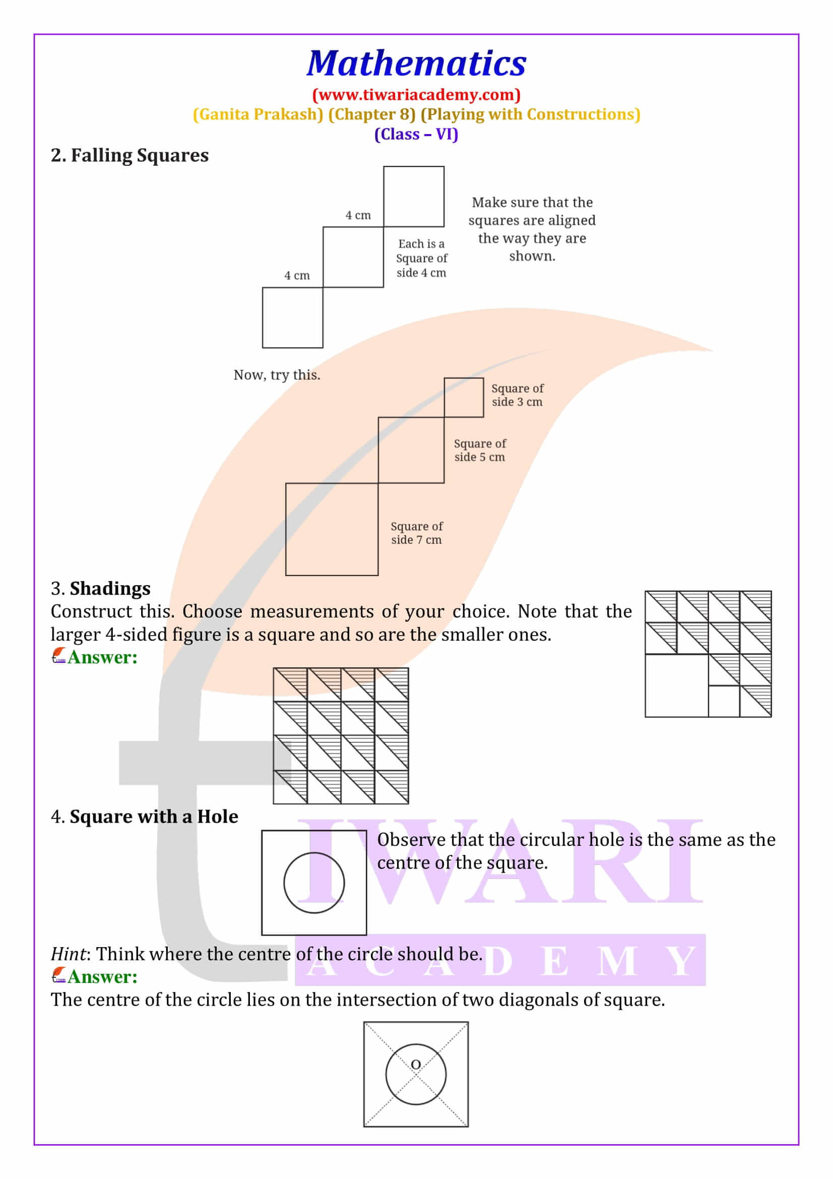 Class 6 Maths Ganita Prakash Chapter 8 Exercise Guide