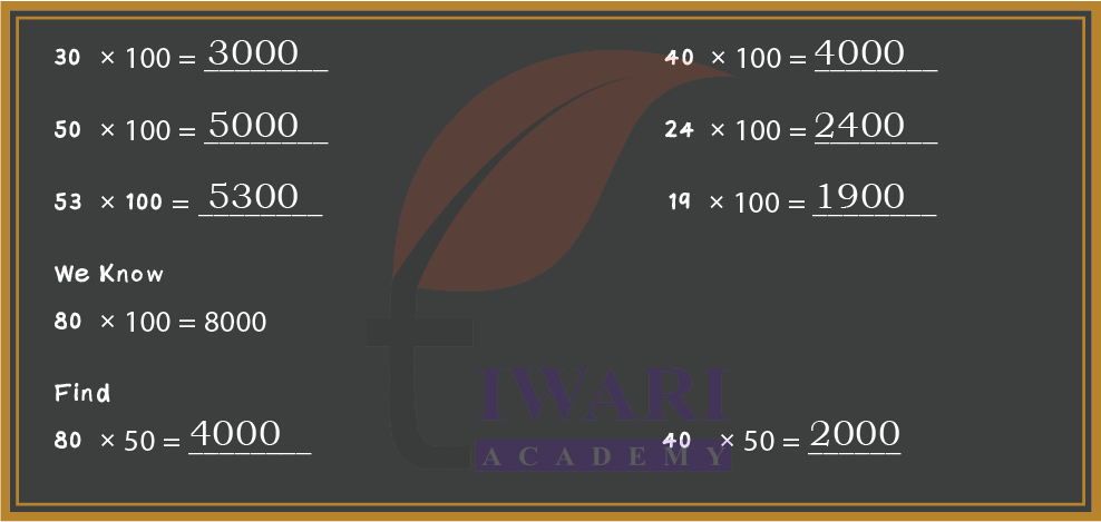 Class 4 Maths Mela Chapter 13 splitting numbers for easy multiplication