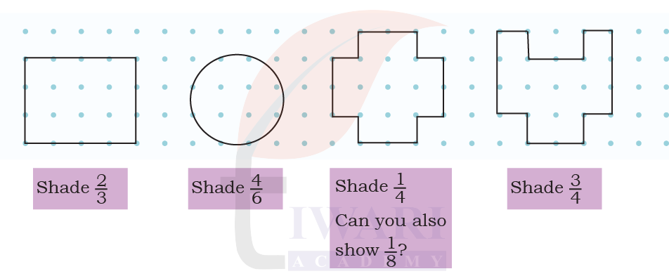 Class 4 Maths Chapter 5 parts and wholes fractions
