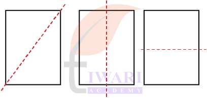 Example of one half and two quarters in fractions for Class 4