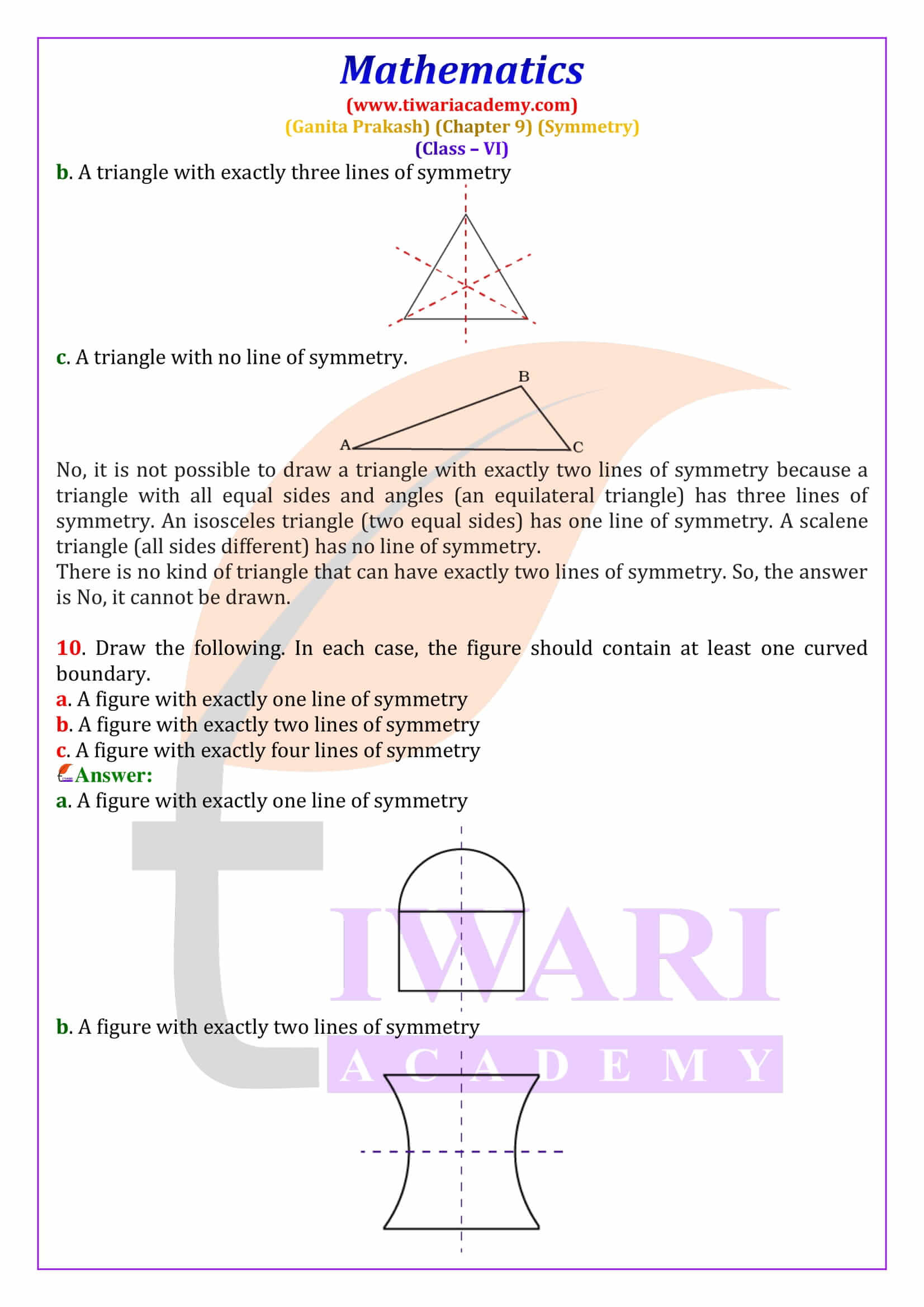 Paper cutting symmetry question solution diagram