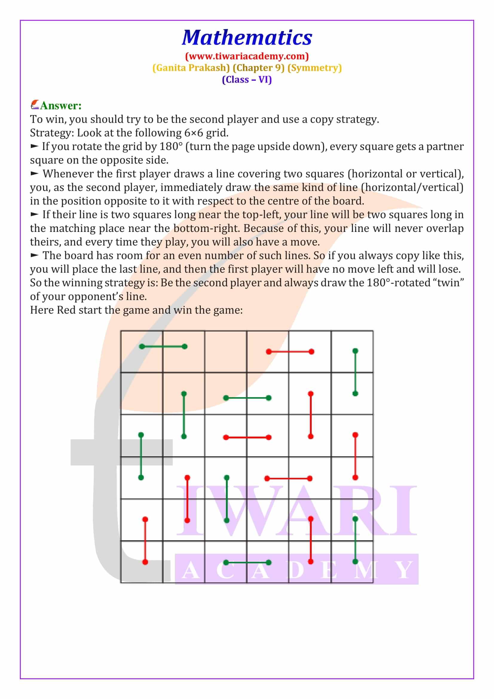 Common mistakes in symmetry questions illustration