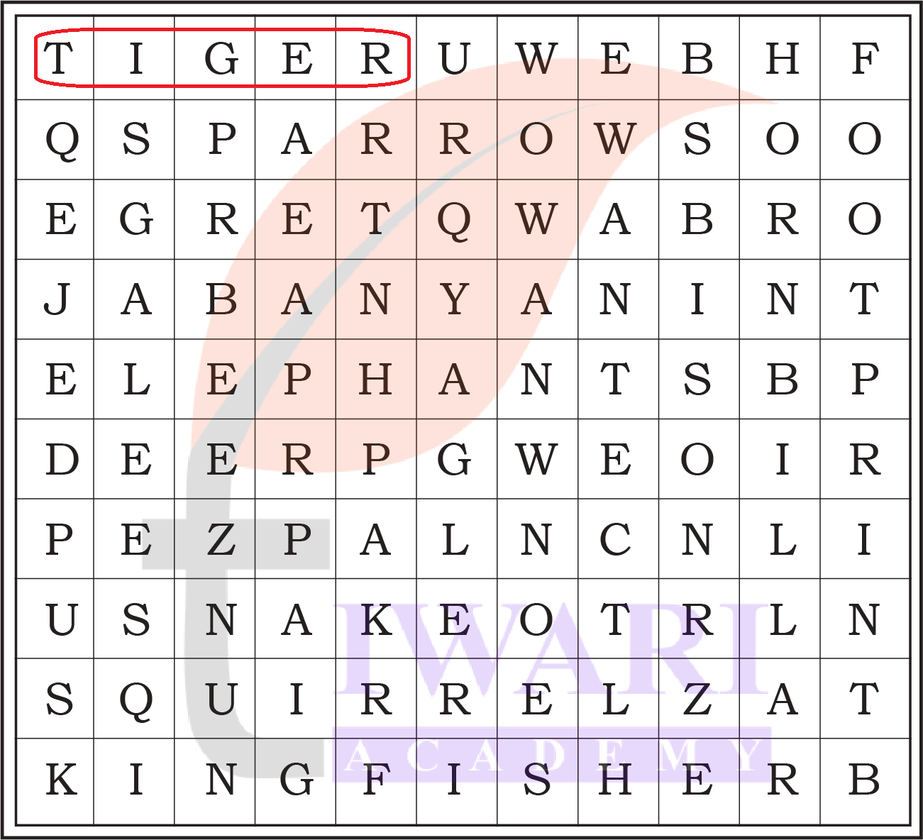 Class 4 EVS Chapter 3 Solve the puzzle