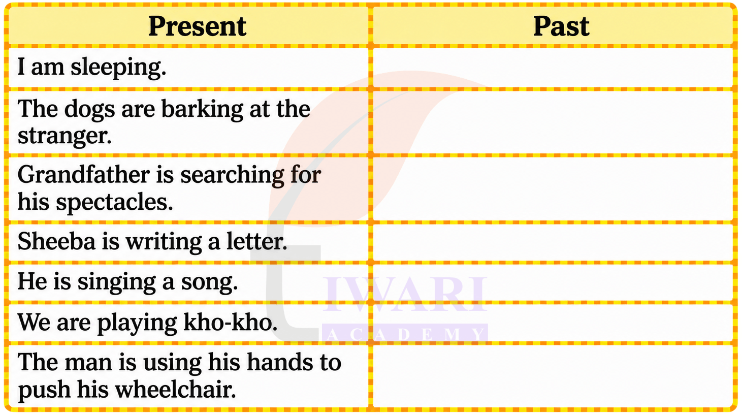 Class 4 English Santoor Chapter 6 Page 61 - Let us Write
