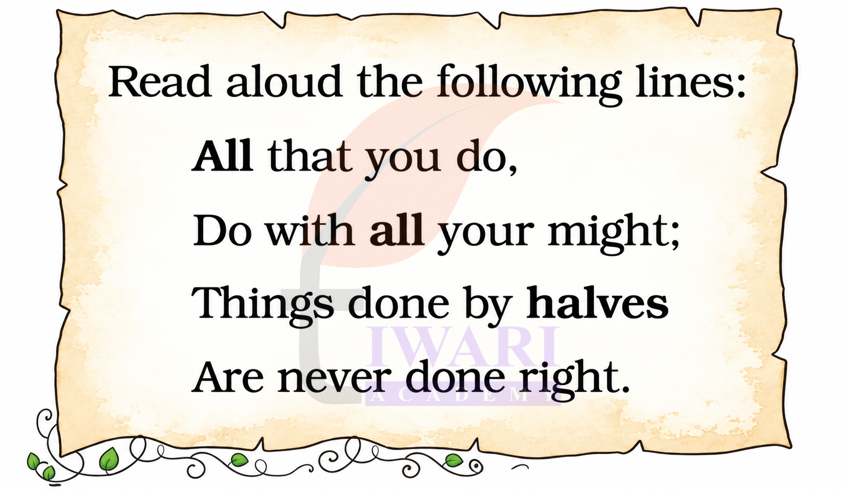 Class 4 English Santoor Chapter 4 Page 38 - Let us Listen Image 1