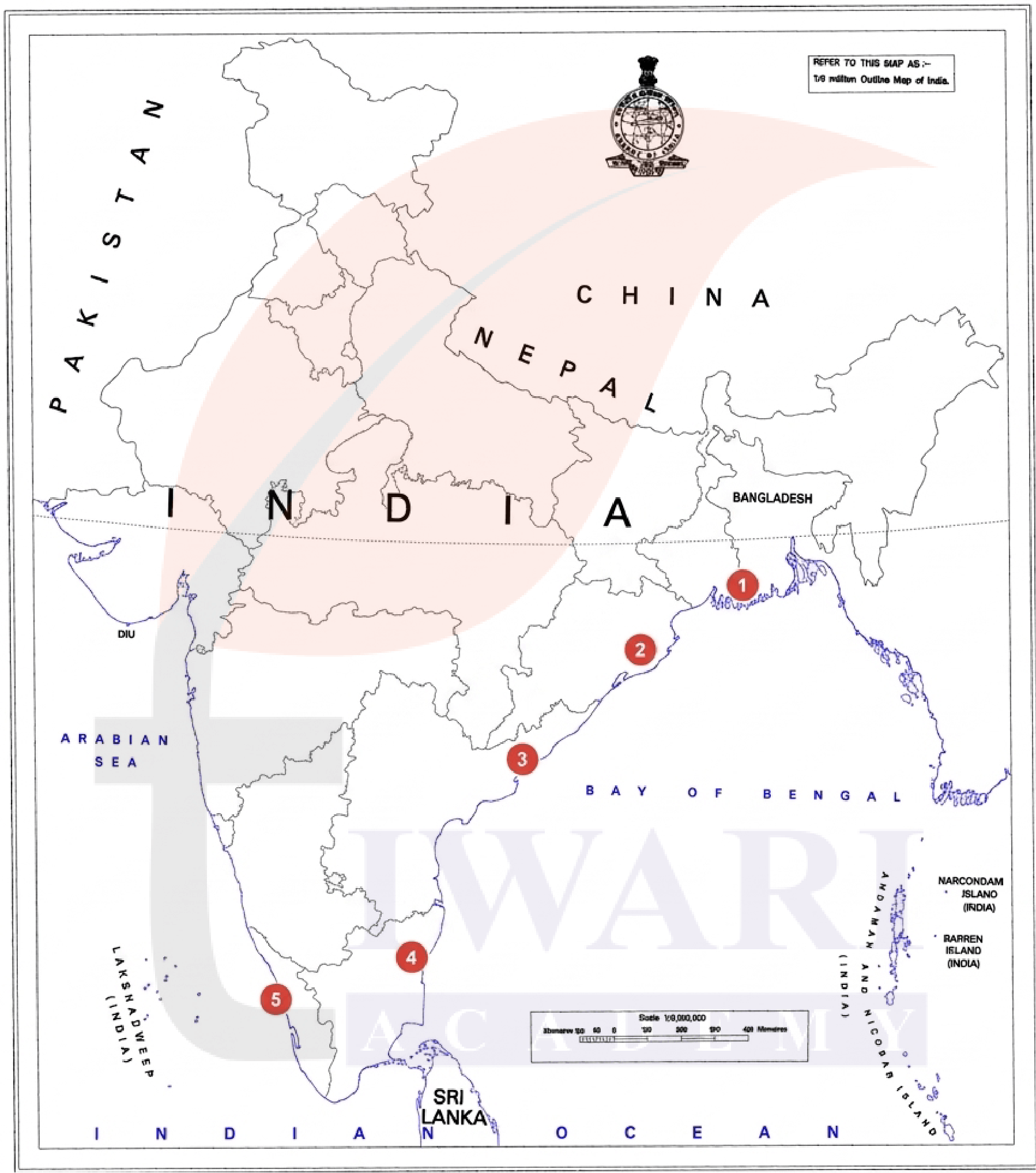 Class 9 Social Science Part 2 Chapter 1 Tsunami Warning states
